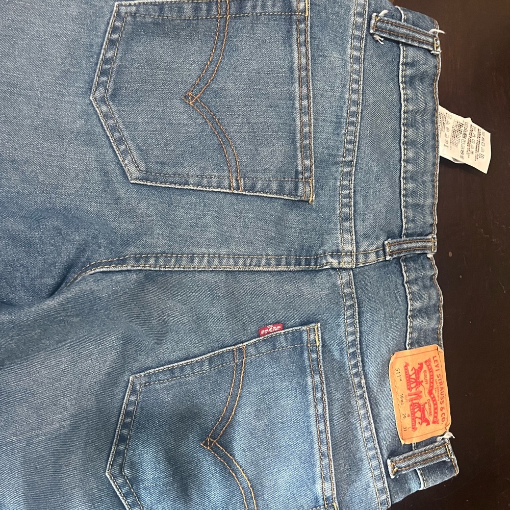 Levi's Men's Light Blue Straight Jeans